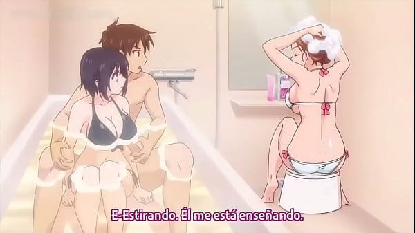 Cogiendo con hermana en la bañera